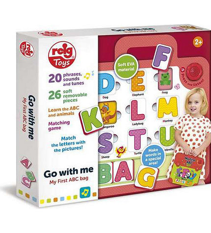 Reig educatief speelgoed handtas with colorful numbers and alphabet toys for babies and young children.