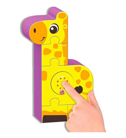 Reig baby Kinderpuzzel Reig Zoo Blocks with 22 colorful animal pieces for young children, educational toddler toy.