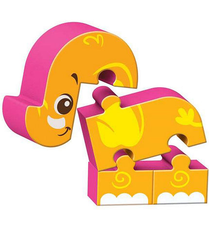 Reig baby wooden zoo puzzle with 22 colorful animal blocks for young children, educational and suitable for early learning.