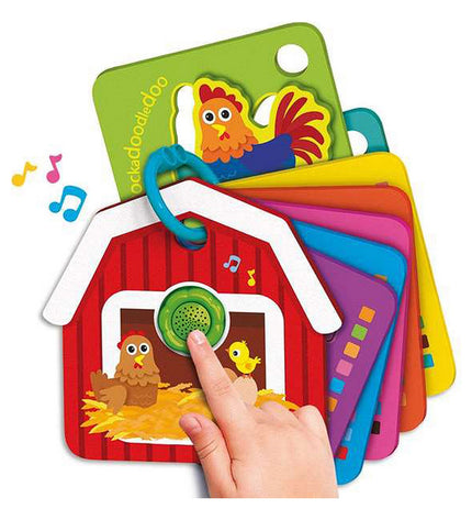 Reig baby farm animal flash cards from Kinderpuzzel Reig Flash Cards dieren Boerderij set, featuring colorful farm animals for young children.