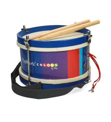 Reig multicolour wooden and plastic drum toy, children's musical instrument for play and entertainment.
