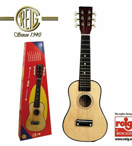 Reig Kindergitaar Reig7060, 55 cm, toy musical instrument for children, colorful small guitar with strings and playful design