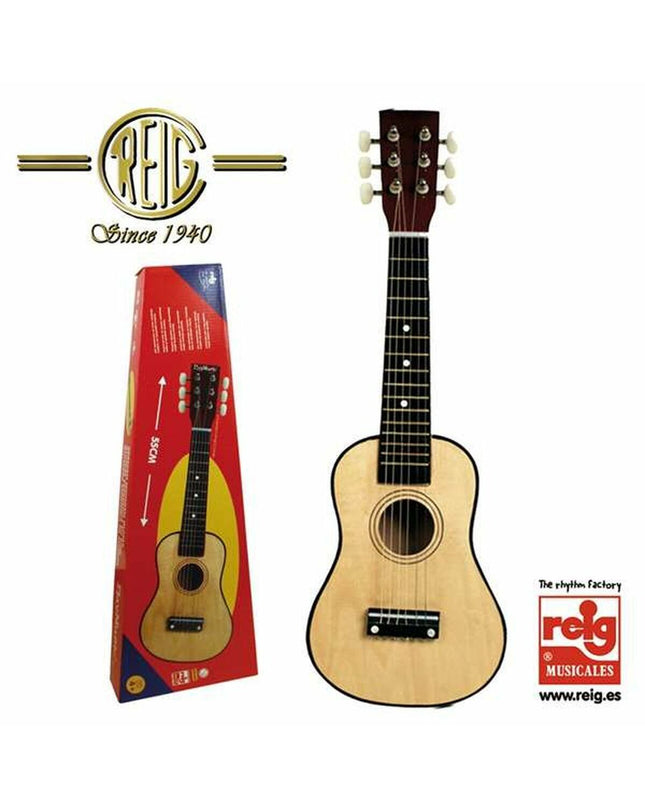 Reig Kindergitaar Reig7060, 55 cm, toy musical instrument for children, colorful small guitar with strings and playful design