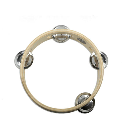 Reig Tambourijn Reig, 15 cm diameter, wooden and plastic percussion instrument for children, colorful and lightweight.