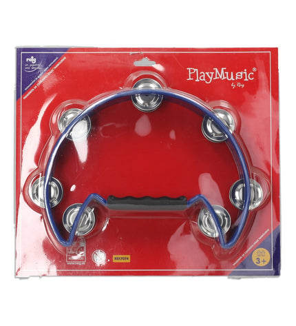 Reig muziekspelgoed baby tambourijn in Ø 25 cm, kleurrijk speelgoed voor jonge kinderen, perfect voor baby's en peuters.
