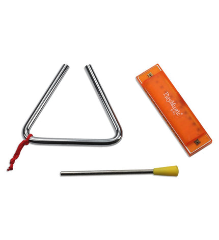 Reig plastic triangle harmonica toy for kids, a colorful musical instrument for children’s play and learning.