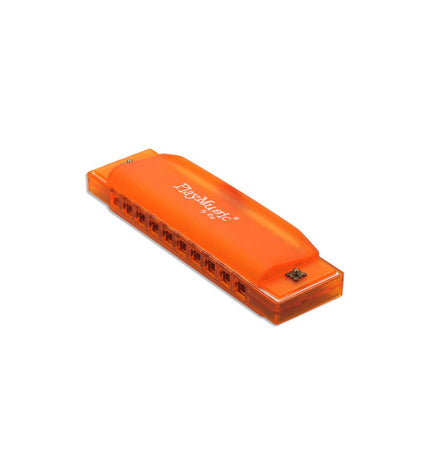 Reig plastic triangle harmonica toy for children, colorful musical instrument suitable for kids' music play and learning.