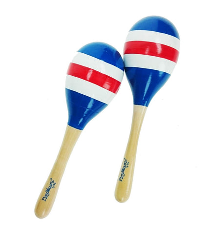 Reig houten en plastic muziekspeelgoed maracas voor kinderen, kleurrijk en geschikt voor speel- en muziekroutine.