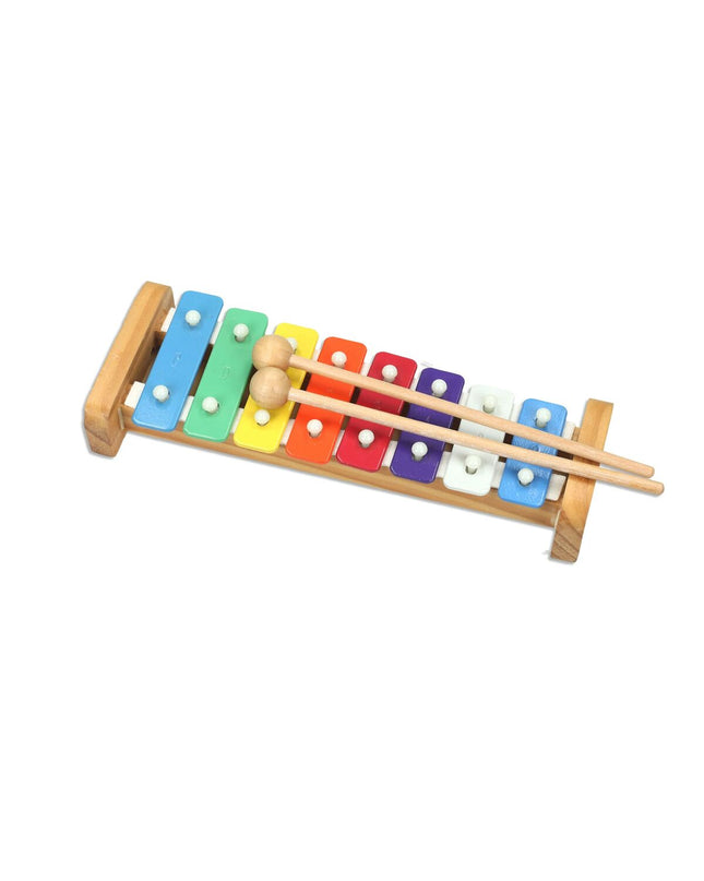 Colorful Reig Xylofoon toy with multicolored wooden and plastic bars, designed for children's musical play and entertainment.
