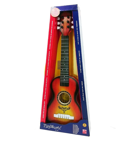 Reig kindergitaar, 59 cm, colorful toy guitar for children, made of plastic, perfect for young beginners.