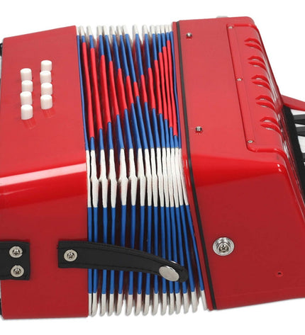 Reig Muziekspeelgoed Reig Klavieraccordeon for children, colorful toy musical instrument with keys and buttons, playful design