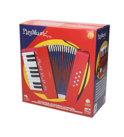 Reig muziek speelgoed Reig klavieraccordeon voor kinderen, kleurrijk kinder muziekinstrument voor spel en leren.