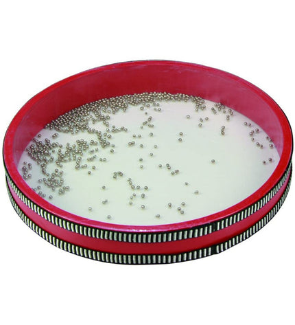 Reig plastic music toy drum with a 28 cm diameter, bright colors, designed for children's musical play and entertainment.