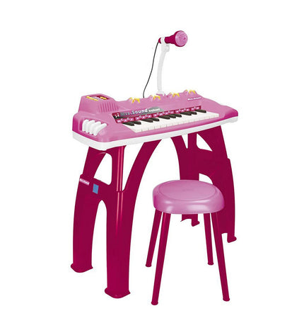 Reig educatief leerplan roze speelgoed en games voor kinderen, inclusief muziekinstrumenten voor jonge kinderen.