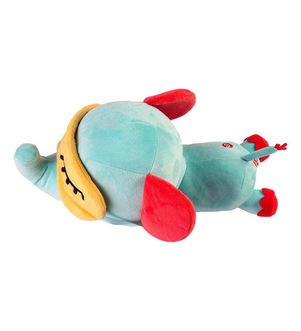 Fisher-Price soft elephant plush toy, 30 cm, cuddly and colorful stuffed animal for children.