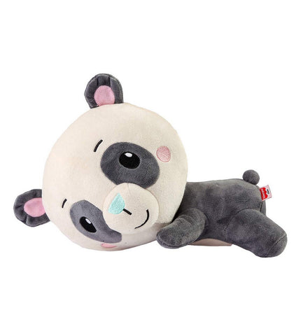 Fisher-Price Pandabeer plush toy, 30 cm soft plastic teddy bear for children, in a playful pose with detailed features.