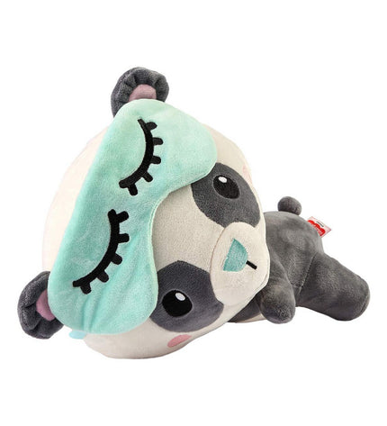 Fisher-Price Pandabeer plush toy, 30 cm soft plastic stuffed animal perfect for children to cuddle and play with.