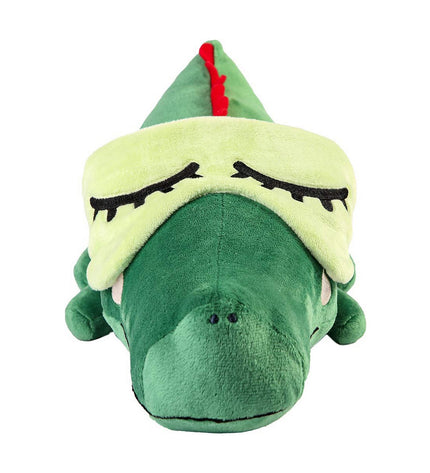 Fisher-Price 30 cm krokodiel knuffel, zacht speelgoed en knuffel voor kinderen, plush speelgoed in groene kleur
