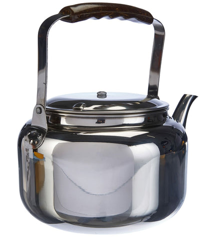 Ibili silver coffee maker Pava with 2.75L capacity, made of stainless steel, suitable for brewing coffee or tea at home