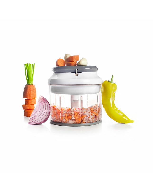 Ibili rotary cheese grater made of stainless steel and plastic, compact size 12.5 x 13 cm for kitchen use.