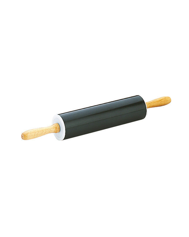 Ibili stainless steel rolling pin for baking, 45 cm, ideal for pastry and dough preparation in home baking and cooking.