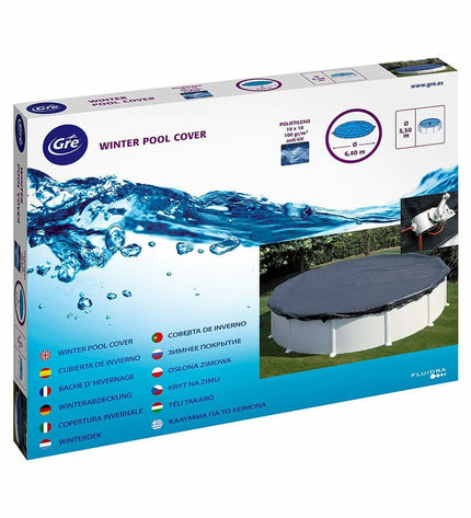 Gre zwembadafdekking in zwart voor tuin, zwembad en jacuzzi, biedt bescherming en privacy voor buitenwaterfaciliteiten.