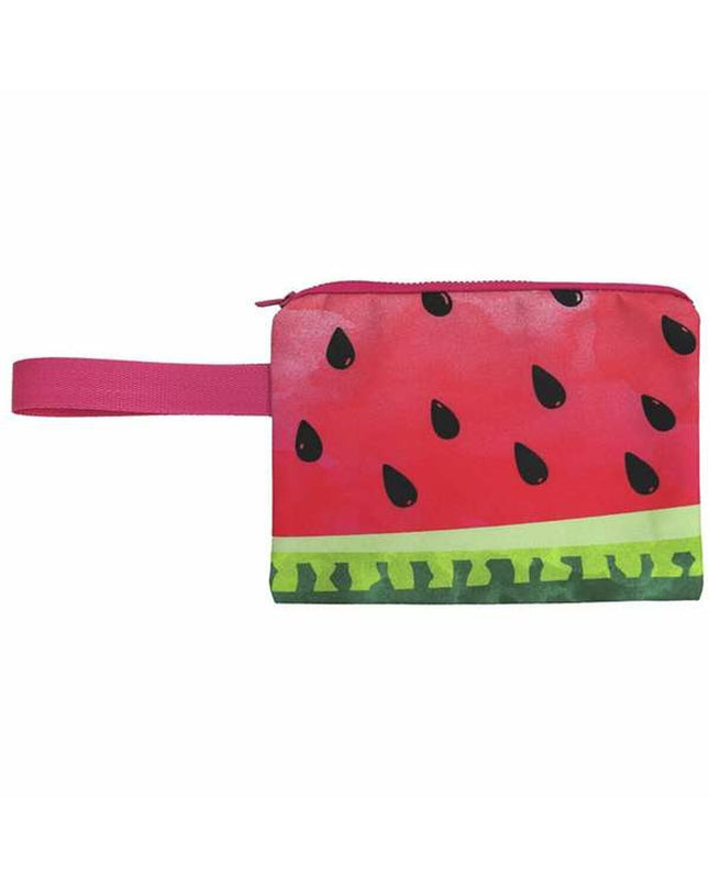 Secaneta beach towel with striped design, soft fabric, and hanging loop for easy drying and storage.