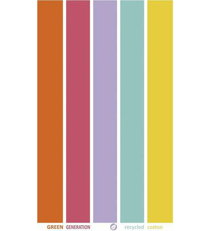 Secaneta Takin beach towel, 100x170 cm, with colorful striped pattern, suitable for bathroom and beach use.