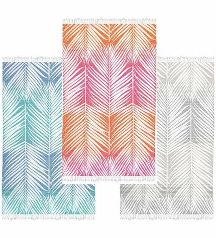 Secaneta badstof sarong Secaneta Habila in 95x160 cm, soft, absorbent fabric for bath or beach use, displayed flat.