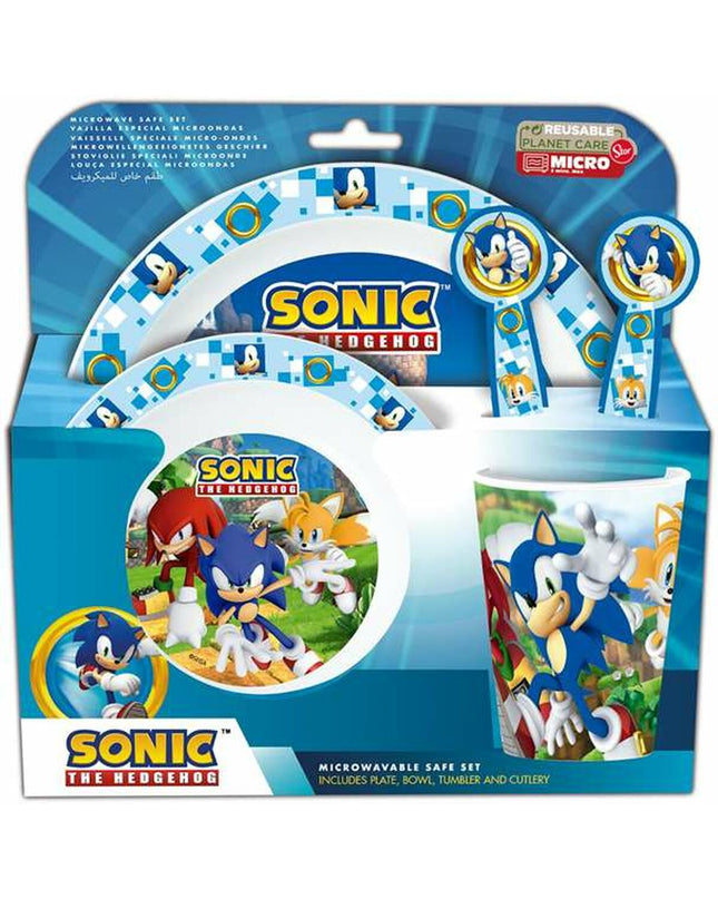Sonic Picknickset voor kinderen, geschikt voor outdoor kamperen en wandelen, inclusief speelgoed en picknickproducten