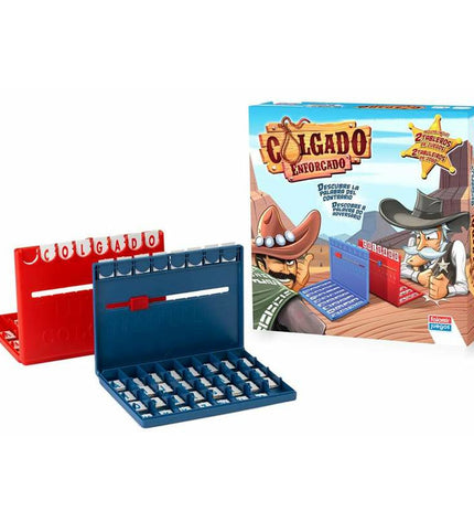 Falomir Galgje Spel, a classic guessing game with a colorful game board and letter tiles for fun word challenges.