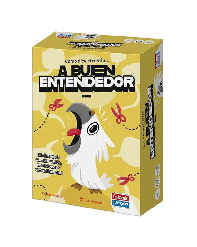 Falomir educational game with colorful cards and game pieces, designed for kids' learning and entertainment.