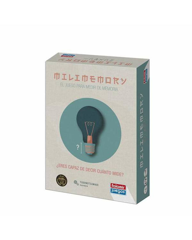 Falomir Millimemory educational game featuring colorful memory cards for children, promoting memory skills and fun play.