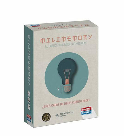 Falomir Millimemory educational game with colorful cards and game pieces for children to improve memory skills.