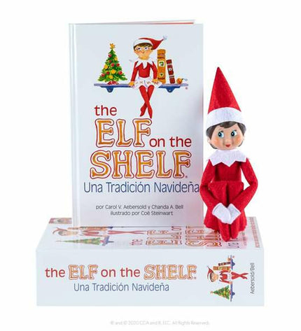 Cefatoys Elf On The Shelf Christmas soft toy set with three elf figures for holiday play and decoration.