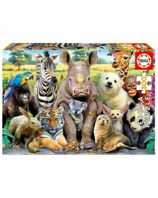Educa EB15908 300-piece puzzle with colorful cardboard pieces, perfect for brain-teasing fun and educational entertainment.
