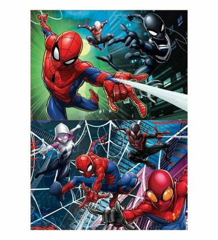 Educa Spider-Man puzzle with 100 pieces, colorful image of Spider-Man from the puzzle toy and games collection.