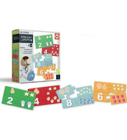 Educa Kinderpuzzel 18695, colorful educational jigsaw puzzle for children, featuring vibrant images and interlocking pieces.