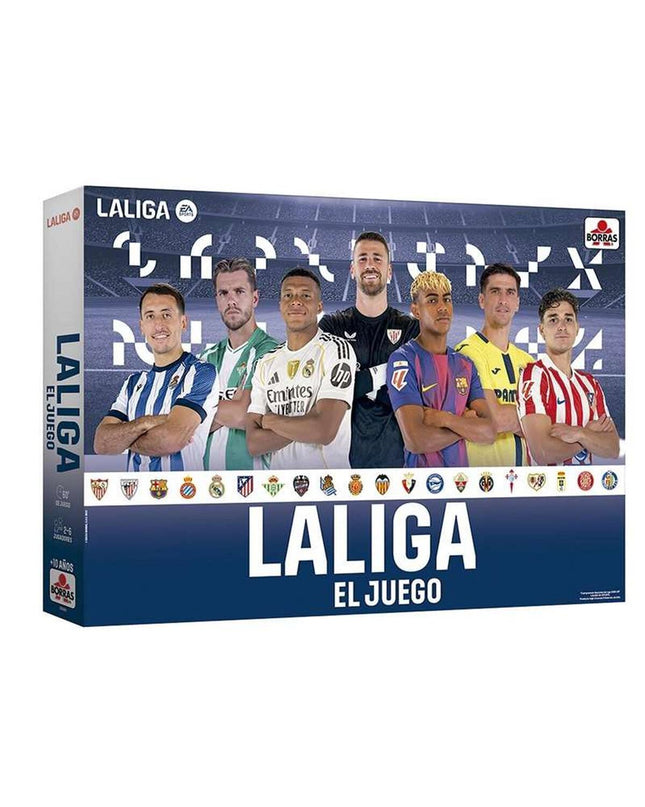 Educa La Liga 2025-2026 board game, featuring colorful game pieces and a vibrant playing board, for fans of football-themed games.