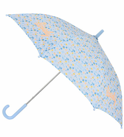 Blue Moos Lovely umbrella with an 86 cm diameter, designed for luggage protection, featuring a compact, sturdy canopy.