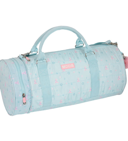 Turquoise Moos Sporttas Garden sports and outdoor bag, 54x24x24 cm, featuring sturdy handles and spacious interior.