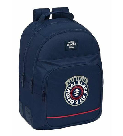 BlackFit8 Sporttas for outdoor and sports activities, black sports and outdoor bag with sturdy handles and spacious interior.