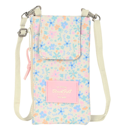 BlackFit8 Blossom Zak portemonnee in multicolour with mobile pouch, compact bagage and cardholder for secure everyday use.