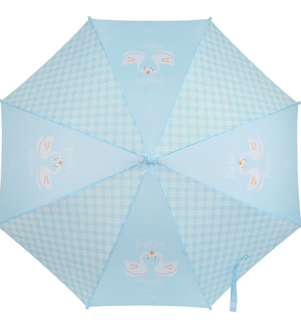 Blue Glow Lab Paraplu Glow Lab Cisnes bagage umbrella with a 86 cm diameter featuring swan design and sturdy construction.