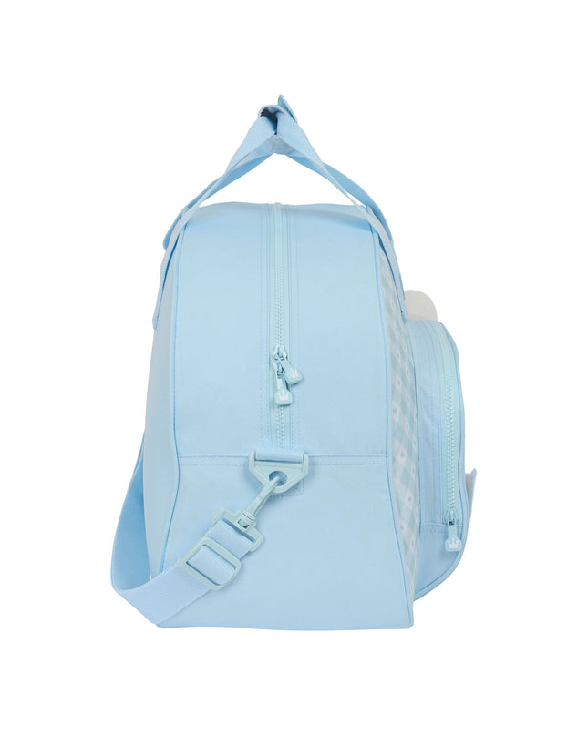 Blue Glow Lab Sporttas Glow Lab Cisnes Licht outdoor sports bag with handles, measuring 48x33x21 cm, featuring a sleek design.