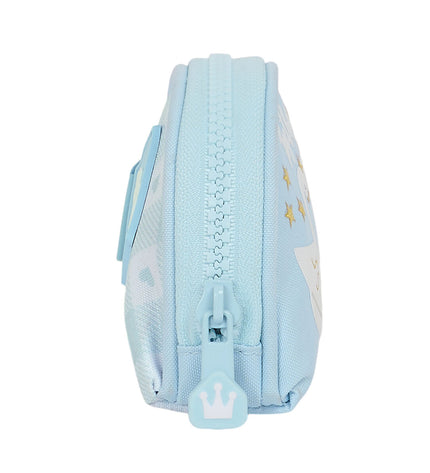Glow Lab Portemonnee Glow Lab Cisnes blauw, compact wallet with swan design, 9.5 x 7 x 3 cm, ideal for cards and cash.