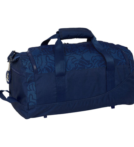 Blue El Niño Sporttas El Niño Paradise marine blue sports and outdoor bag with 50x25x25 cm dimensions, featuring sturdy handles and zip closure.