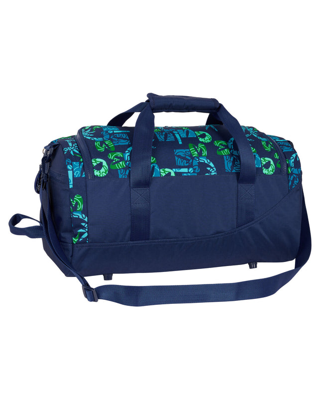 El Niño Sporttas El Niño Glassy Marineblauw, outdoor sports bag with 50x25x25 cm dimensions, featuring durable fabric and handles.