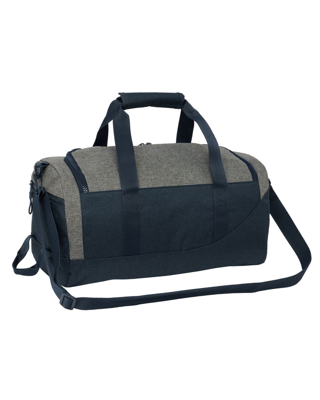 Kappa dark navy and gray sports bag with 50x25x25 cm size, suitable for outdoor and sport activities.