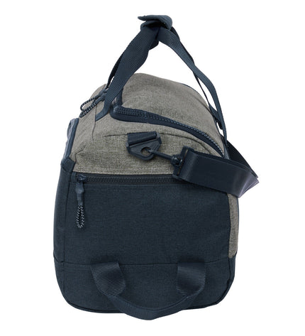 Kappa dark navy and gray sport bag with dimensions 50x25x25 cm, designed for outdoor and sport use.